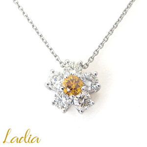 �_�C�������h �l�b�N���X �v���`�i Fancy Vivid Orangy Yellow SI2 0.243ct ������Ό����� �Ӓ菑 �X���C�h�A�W���X�^�[ Pt900 Pt850 �� �r�r�b�g�J���[ �� �ޏ� ���� 25158 �A�j�o�[�T���[ �L�O�� ����