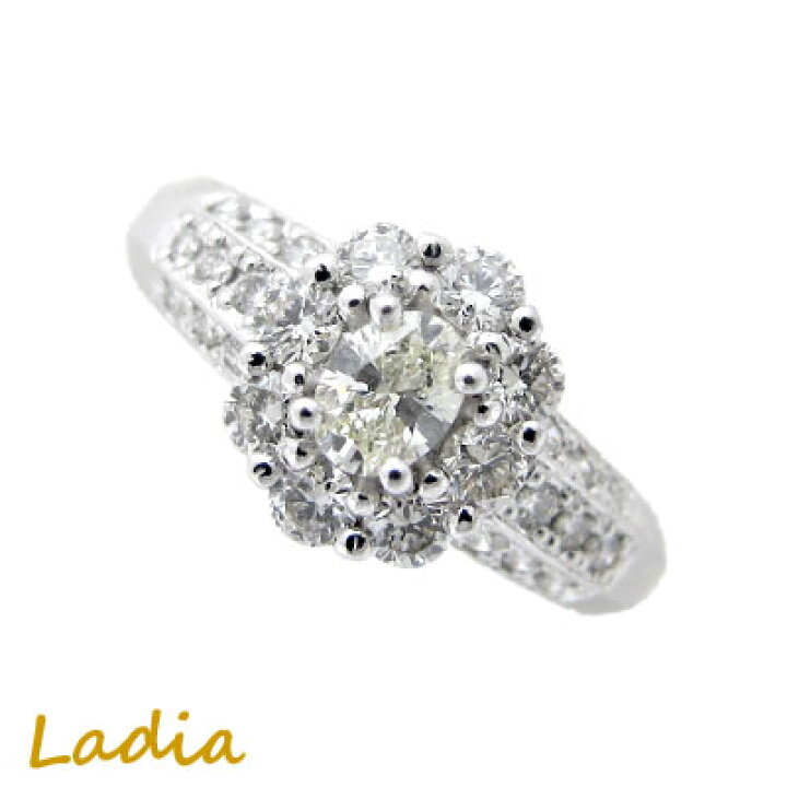楽天市場】ダイヤモンド リング Pt900 オーバルカット 0.224ct Kカラー 