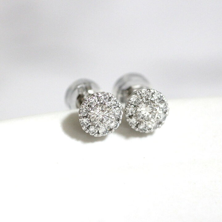 楽天市場】【10％OFF☆スーパーSALE限定】ダイヤモンド ピアス 計0.5ct 