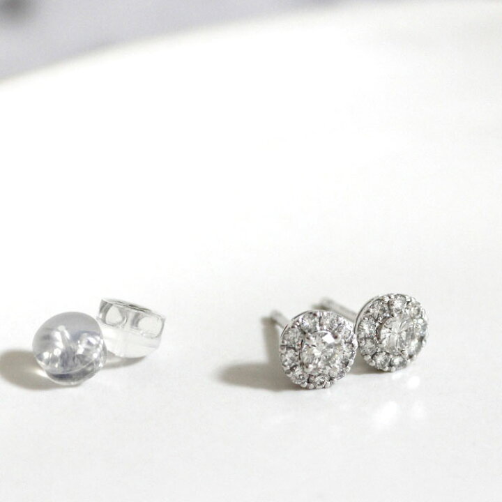 楽天市場】限定1点 新商品 ダイヤモンド ピアス 計0.5ct Dカラー SI1  