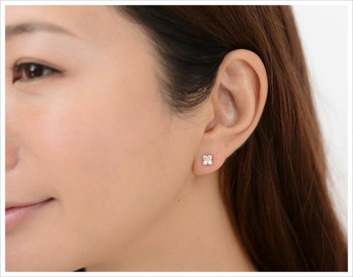 楽天市場】ダイヤモンド ピアス 0.5ct K18 イエローゴールド 0.25ct 