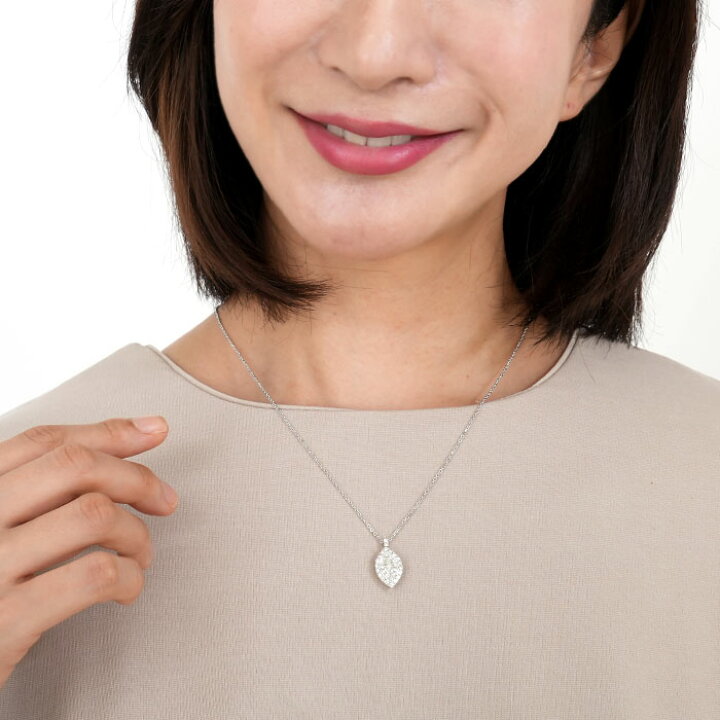 楽天市場】ダイヤモンド ネックレス マーキス 0.27ct Iカラー VS1 