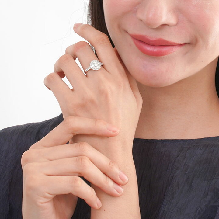 楽天市場】ダイヤモンド リング プラチナ 0.4ct Hカラー SI2 Good 中央  