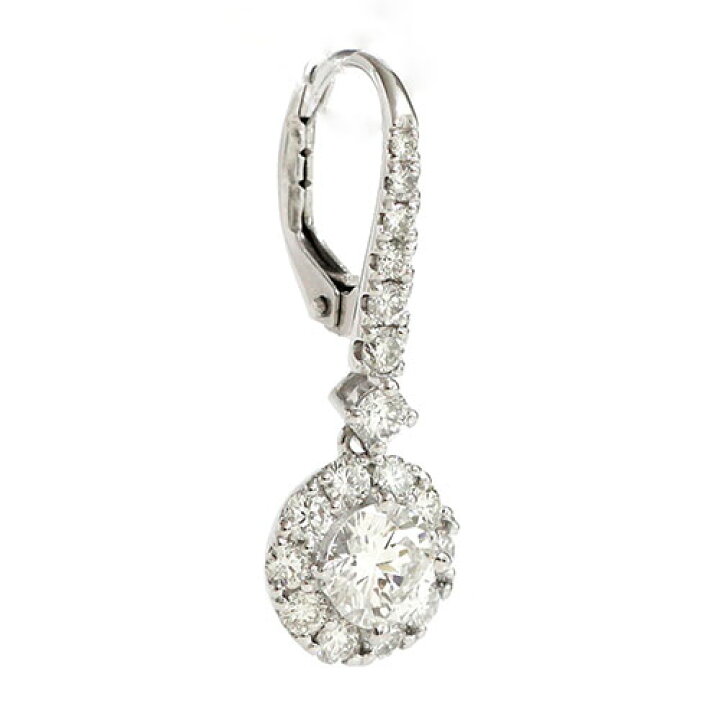 楽天市場】新商品 ダイヤモンド ピアス 0.5ct×0.5ct Gカラー SI-2 