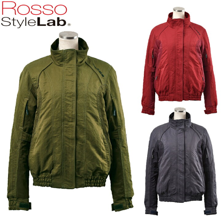 楽天市場】【特価】レディースバイクジャケットROSSO STYLELAB(ロッソ 
