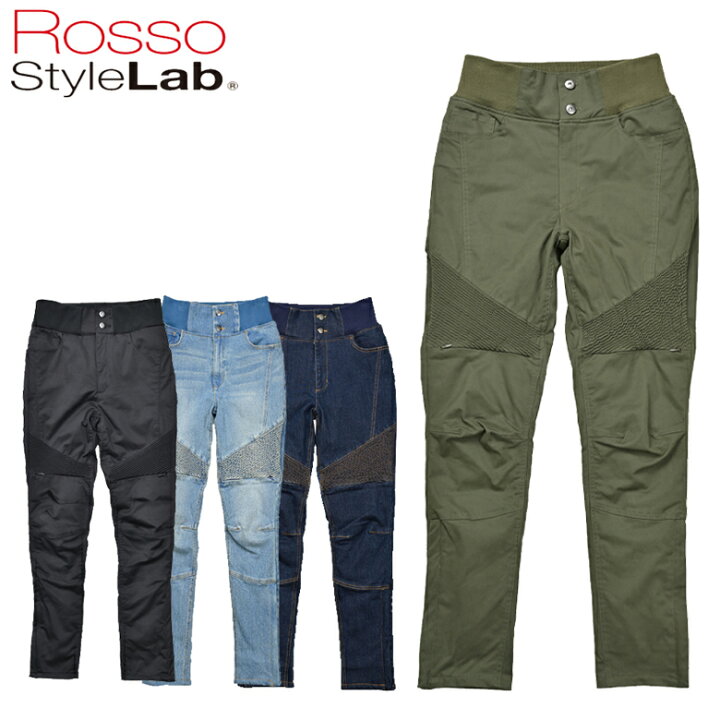 楽天市場】【特価】レディースバイクパンツライディングROSSO STYLELAB 