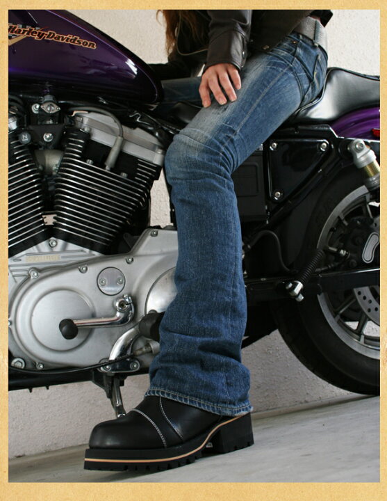 楽天市場 バイク ブーツ レディース Degner レザーブーツ Bow 1 レディースバイクバイコオンライン