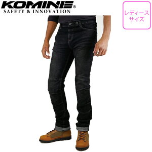 【5日前後で発送】レディースバイク用品 ジーンズ CE規格 高強度生地 おしゃれ 春夏秋 Komine(コミネ) WJ-742R 取寄品