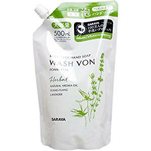 WASH VON �n�[�o����p�n���h�\�[�v �l�֗p 500ml×18