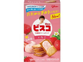 グリコ 　ビスコ いちご 15枚x10