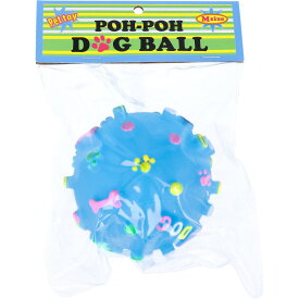 プープードッグボール Mサイズ 水色 PT-DBT-2-2 1個入×72