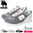 【12/4クーポンで10%OFF】モズ moz スニーカー レディース ローカット 黒 おしゃれ 可愛い 疲れない 履きやすい 歩きやすい 幅広 3E 軽量 MZ-30225 ランニング ウォーキング シューズ 靴【2304L】送料無料