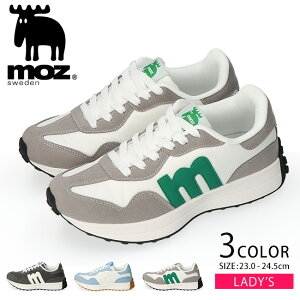 【10/30はクーポンで5%OFF】moz モズ スニーカー レディース ローカット 3E 幅広 かわいい おしゃれ 歩きやすい 疲れない 軽量 ウォーキングシューズ MZ-9024 通勤 通学 シューズ 靴【2310L】送料無