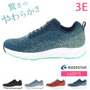 【8/4クーポンで10%OFF】ムーンスター シナジー スニーカー レディース 3E 幅広 歩きやすい 疲れない 軽量 軽い 蒸れない やわらかい 痛くない 履きやすい 滑りにくい SNGY L21 黒 ニットスニーカー 運動靴 紐靴 靴 シューズ【2309L】