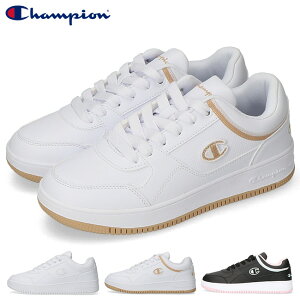 チャンピオン スニーカー レディース 歩きやすい 履きやすい 疲れない おしゃれ 軽量 ローカット S11469 黒 白 通学 通勤 運動靴 コートスニーカー 白スニーカー シューズ 靴【2504L】