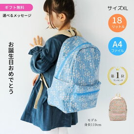 セール SALE リュック 女の子 子ども こども 子供 子ども キッズ 大きめ XL 18リットル 18L 小学生 お誕生日 リバティ 入学 塾バッグ 通塾 人気 おしゃれ 1泊2日 お泊まり 通学 カバン ギフト 遠足 林間 旅行 撥水 プール 水泳 お稽古 バレエ a4 A4 撥水 大容量