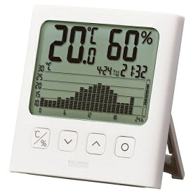 タニタ　デジタル温湿度計　グラフ付　ホワイト　TT-580　1個