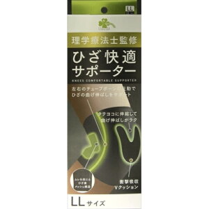 くらしリズム ひざ快適サポーター KNEES COMFORTABLE SUPPORTER LL 左右共用 1枚入