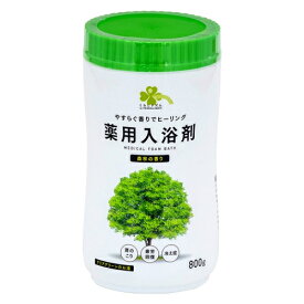 【医薬部外品】くらしリズム　薬用入浴剤森林の香り　800G×3個