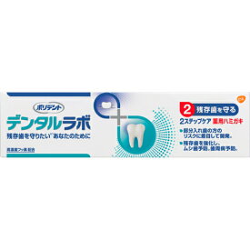 【医薬部外品】ポリデント　デンタルラボ　薬用ハミガキ　100g