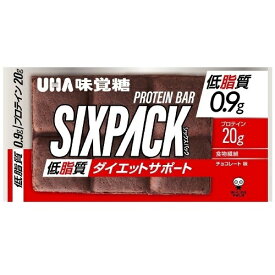 UHA味覚糖　SIXPACK　プロテインバー　チョコレート　1本×10個