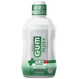 【医薬部外品】ガム・プラス デンタルリンス スッキリ爽やか 450mL