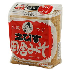 曽我増平商店　えびす　田舎みそつぶ　1kg×5個