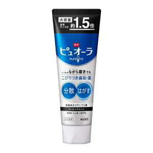 【医薬部外品】花王 薬用ピュオーラ ハミガキ ストロングミント大容量 170g