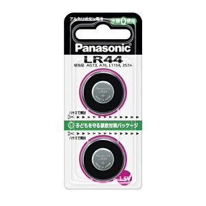 パナソニック アルカリボタン電池 LR44/2P