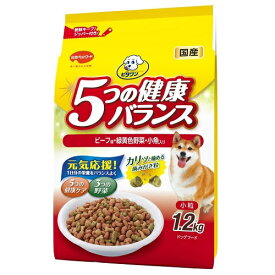 ビタワン　5つの健康バランス　ビーフ味　野菜・小魚入　小粒　1.2kg※取り寄せ商品　返品不可