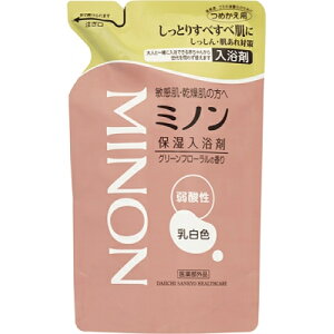 【医薬部外品】ミノン薬用保湿入浴剤詰替え　400g