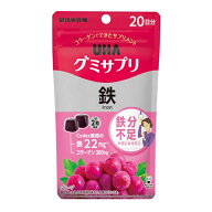 UHA味覚糖　グミサプリ　鉄　20日分　40粒
