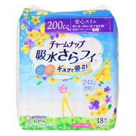 チャームナップ　吸水さらフィ　特に多い時も1枚で安心用　200cc　夜用ナプキンサイズ　29cm　消臭　18枚
