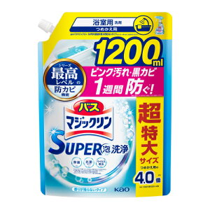 �ԉ��@�o�X�}�W�b�N�����@SUPER�A���@���肪�c��Ȃ��@�l�֗p�@������@1200mL