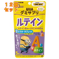 UHA味覚糖　グミサプリKIDS　ルテイン　20日分　110g×12個