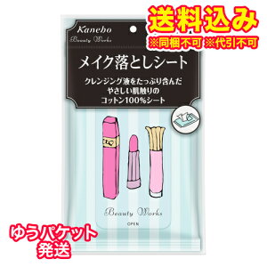 ゆうパケット)カネボウ ビューティワークス メイク落としシート n 10枚