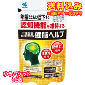 ゆうパケット）小林製薬　健脳ヘルプ　45粒（15日分）入