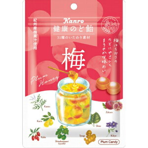 カンロ 健康のど飴 梅 90g×6個