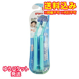 ゆうパケット）ピジョン　仕上げ専用　全体みがき　12か月頃から　2本