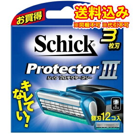 定形外）シック・ジャパン　シック　プロテクタースリー　替刃　12個入※取り寄せ商品　返品不可