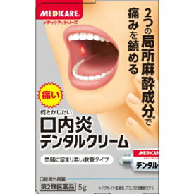 【第2類医薬品】メディケア　デンタルクリーム　5g