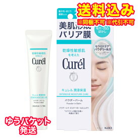 ゆうパケット）キュレル　潤浸保湿　パウダーバーム　34g