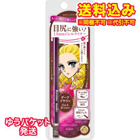 ゆうパケット）ヒロインメイクSP　ロングステイ　シャープジェルライナーN　02　ダークブラウン　0.08g
