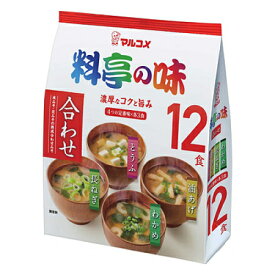 マルコメ　料亭の味　みそ汁　12食×6個