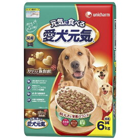 愛犬元気　ささみ・ビーフ・緑黄色野菜入り　6kg