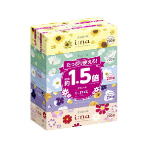 エリエール イーナティシュー(220組×5箱)×12個