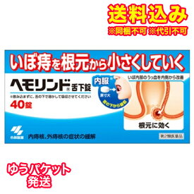 ゆうパケット）【第2類医薬品】ヘモリンド舌下錠　40錠