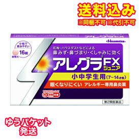ゆうパケット）【第2類医薬品】アレグラFXジュニア　16錠【セルフメディケーション税制対象】