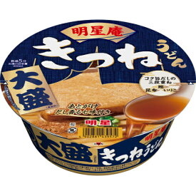 明星食品　明星庵　きつねうどん　大盛　105g×12個