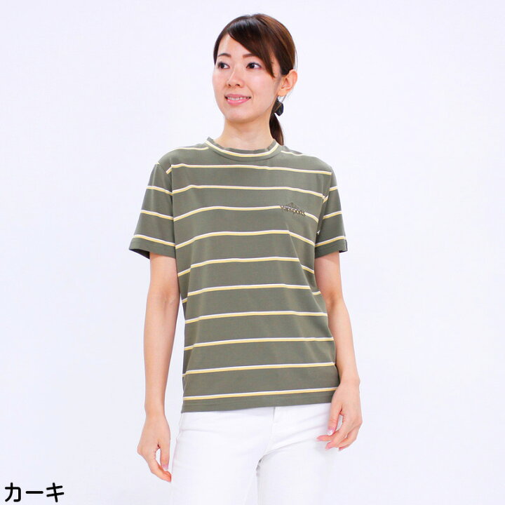 楽天市場 アウトレット Tシャツ 半袖 Vansports バンスポーツ ミニハイネックボーダーtシャツ レディース 接触冷感 薄手 ロゴ刺繍 M L Ll 3l オフ ローズ カーキ ネイビー 夏 初秋 24w Tシャツ デイリーライフ通販店レディハート 楽天市場 アウトレット Tシャツ 半袖 Vansports バンスポーツ ミニハイネックボーダーtシャツ レディース 接触冷感 薄手 ロゴ刺繍 M L Ll 3l オフ ローズ カーキ ネイビー 夏 初秋 24w Tシャツ デイリーライフ通販店レディハート